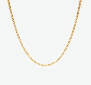 2mm Cuban Chain | Gold