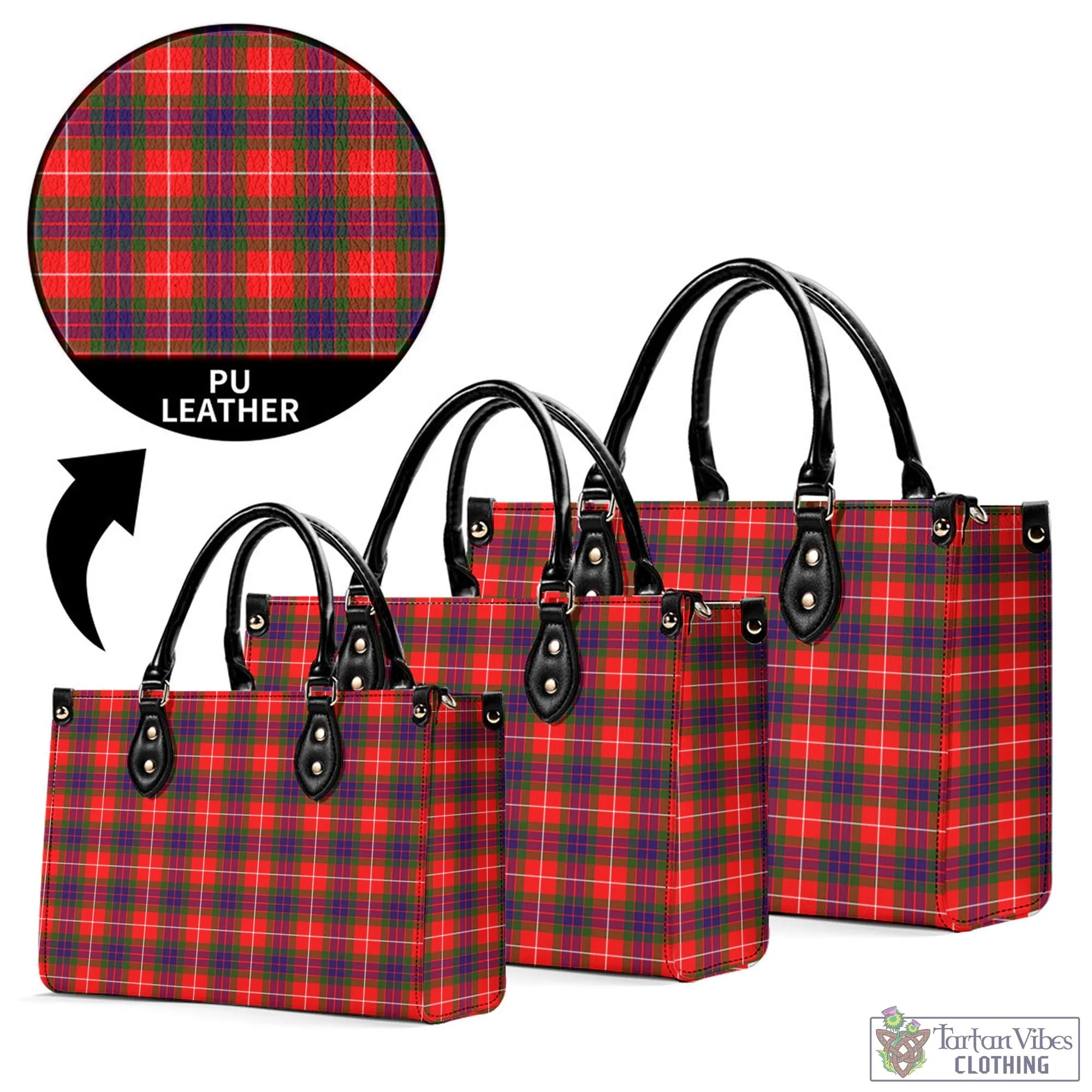 Abernethy Tartan Luxury Leather Handbags