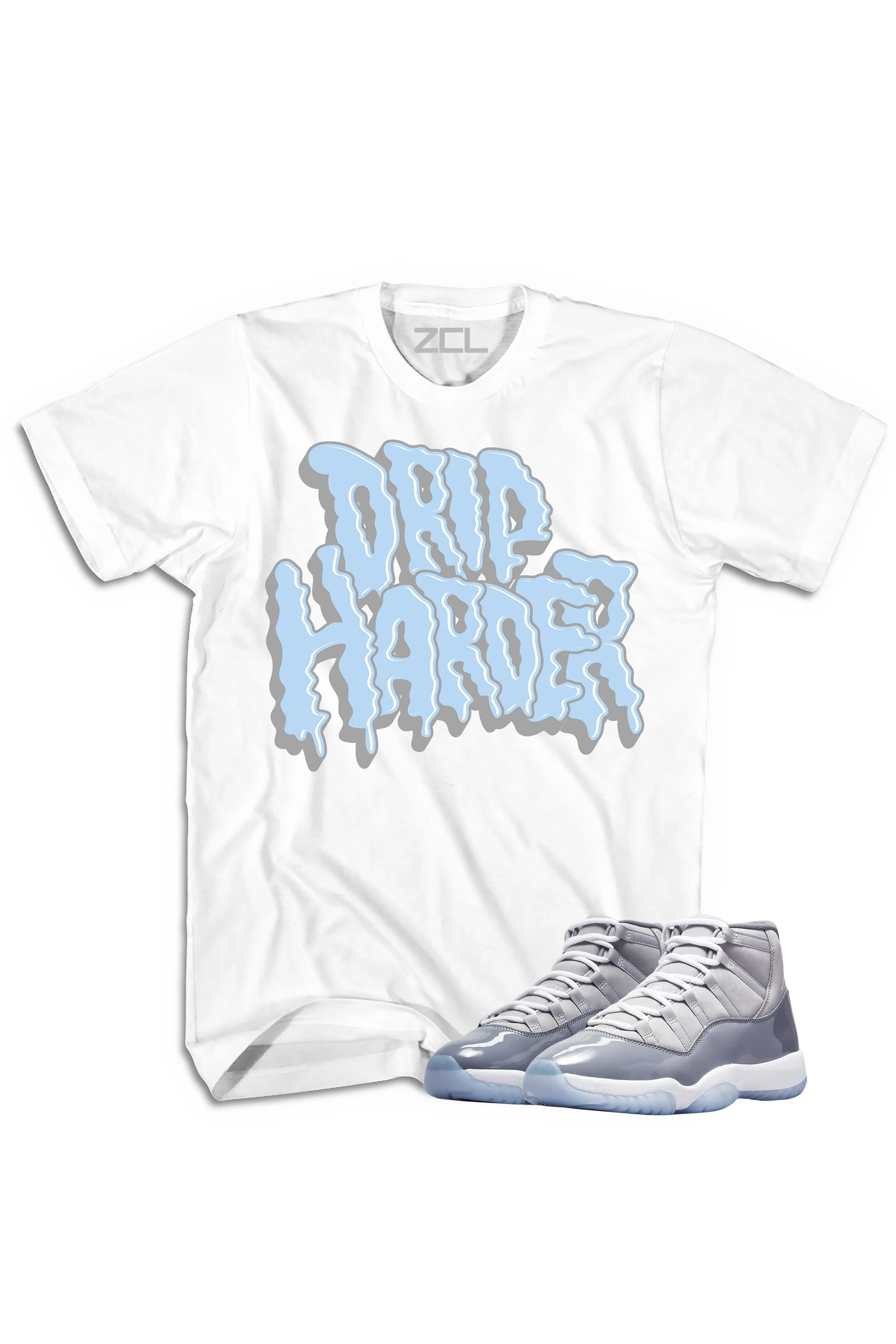 Air Jordan 11 "Drip Harder" Tee Cool Grey