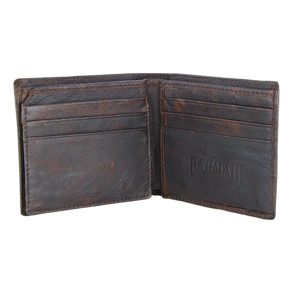 Barmah Kangaroo Leather 1 Fold Wallet - Vintage