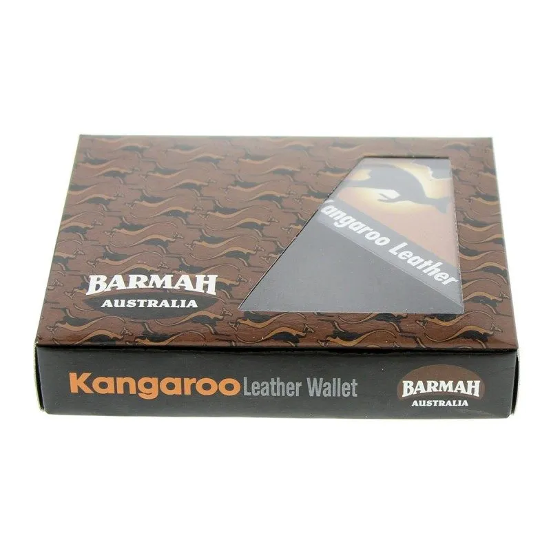 Barmah Kangaroo Leather 1 Fold Wallet - Vintage