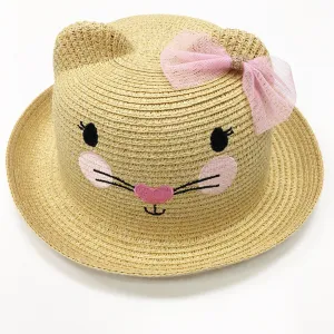 Billy Loves Audrey Mouse Straw Sunhat