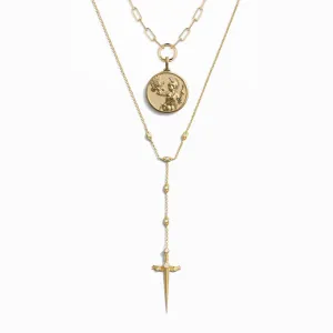 By The Sword Lariat Necklace Set