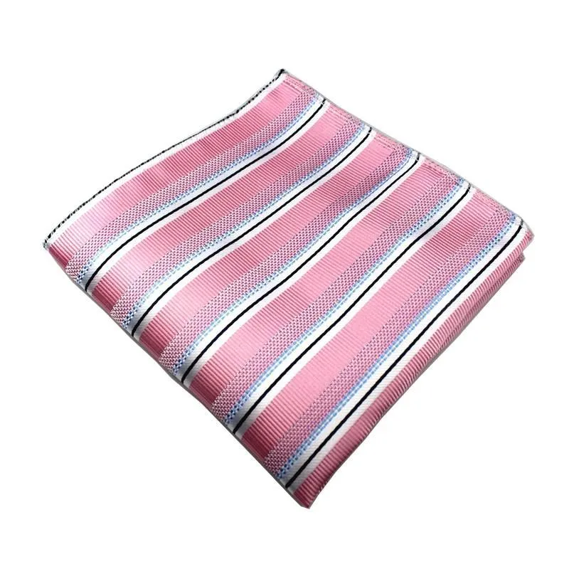 Classy Men Pocket Square Pink