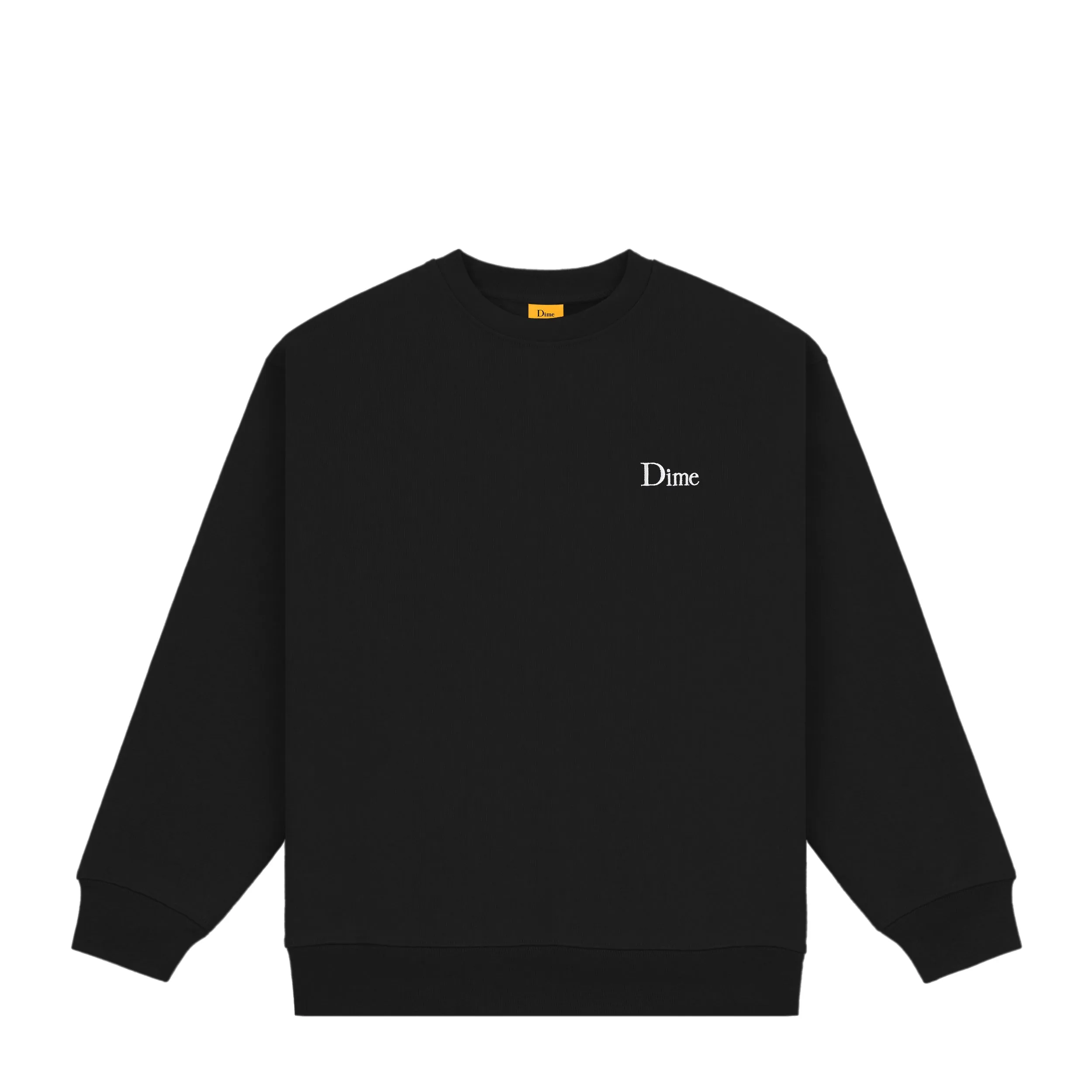 Dime Classic Small Logo Crewneck Black