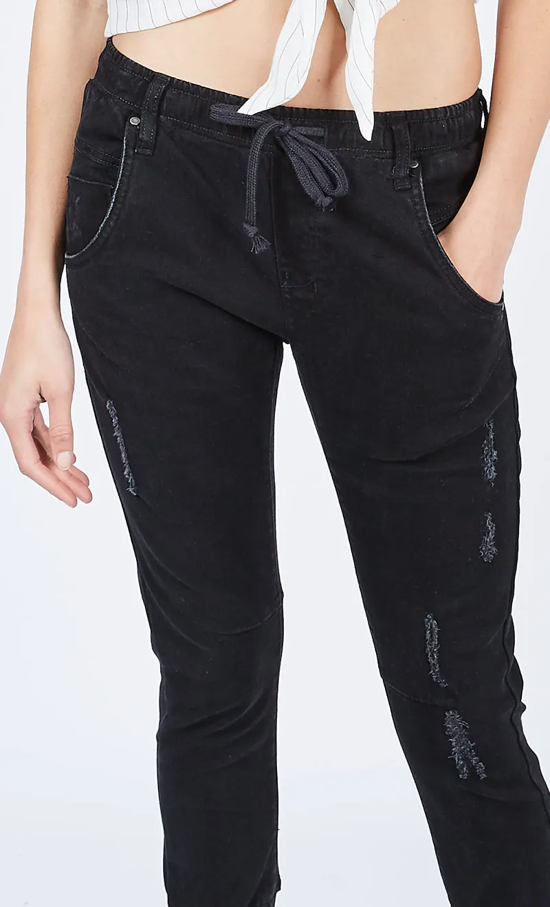 DRICOPER ACTIVE DENIM JEANS IN BLACK