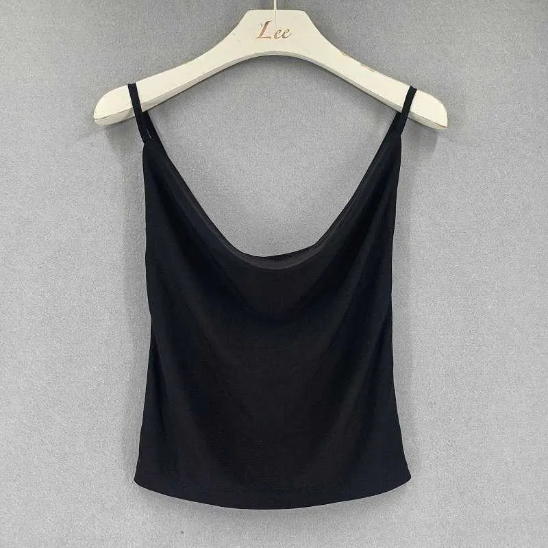 Graduation Gifts  2022 Korea New Women's Slim And Sexy Chest Short Tank Vest Top Summer Hot Sexy Sweet Girl Female Gothic Boho TR9F