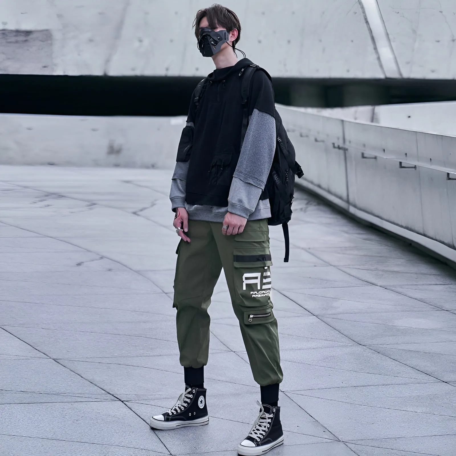 Green Techwear Pants