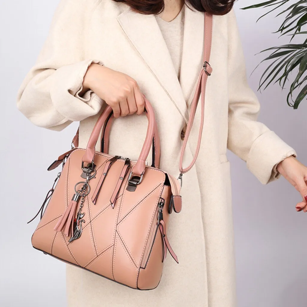 H1233 - Korean Simple Shoulder Handbag Set