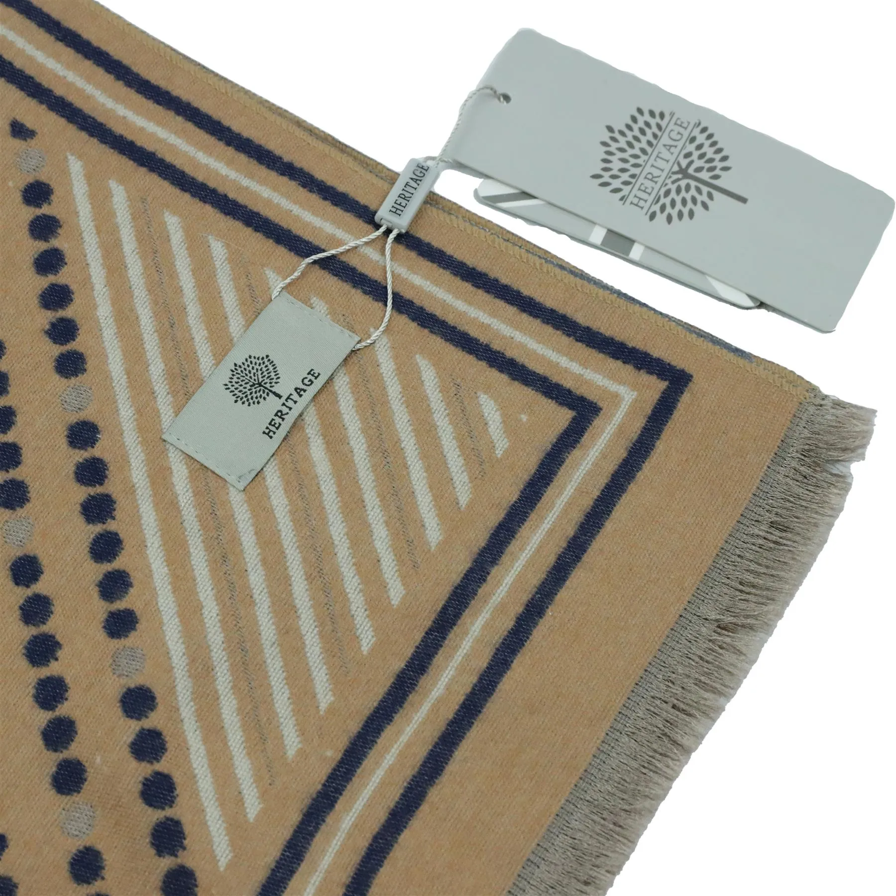 Heritage Warm Cashmere Pashmina Soft Feel Scarve - Aztec