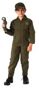 Kid's Flight Suit- Olive Drab