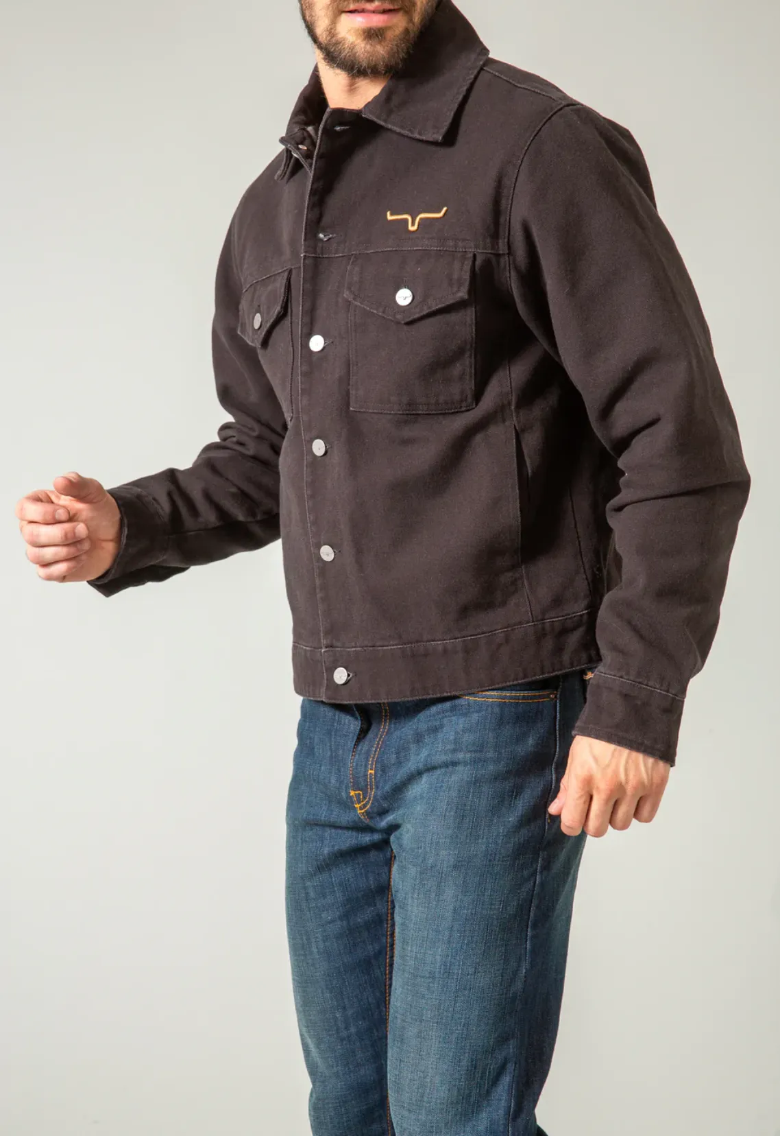 Kimes Ranch- Canvas Marshall Jacket- Black