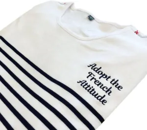 Marinière ''Adopt The French Attitude'' - Women Cut