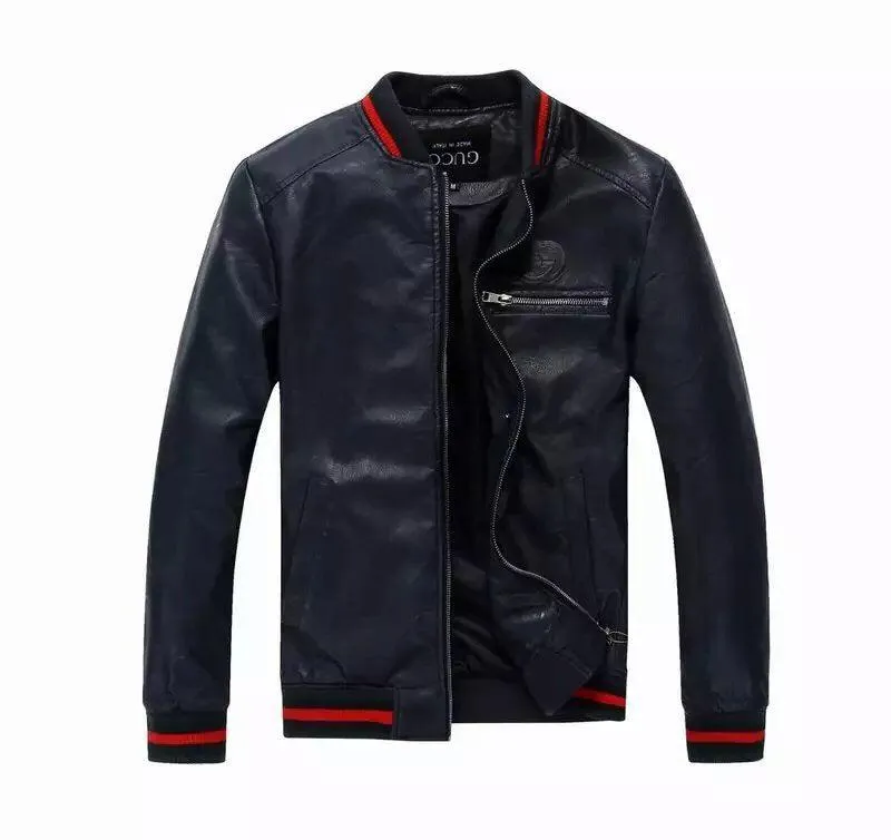 Men's Bombers & Leather Jackets - Navyblue