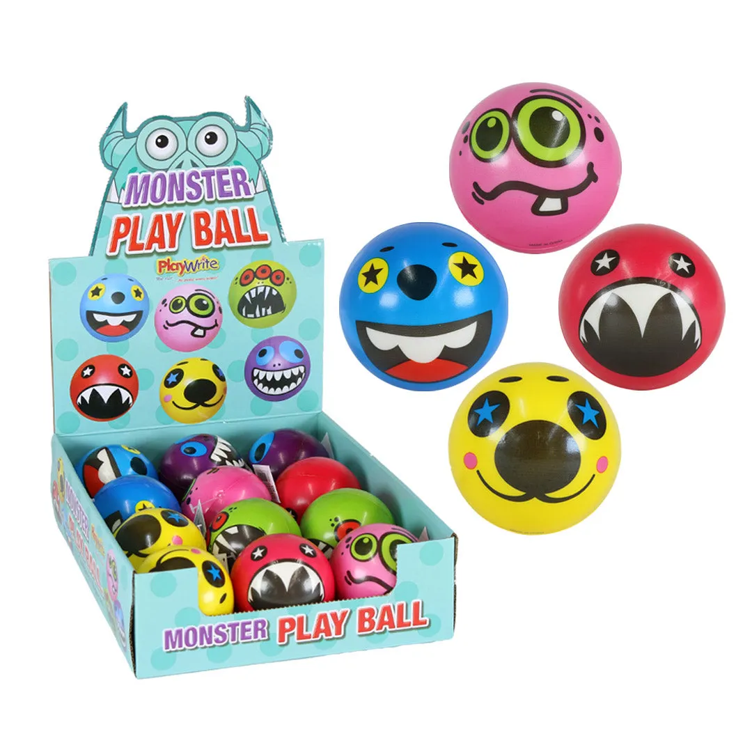 Monster Play Scary Face Bouncy Ball