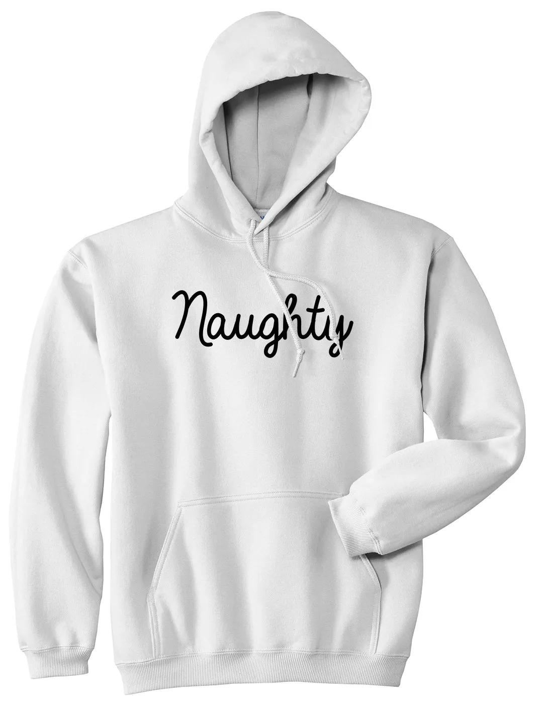 Naughty Script Bad Mens Pullover Hoodie