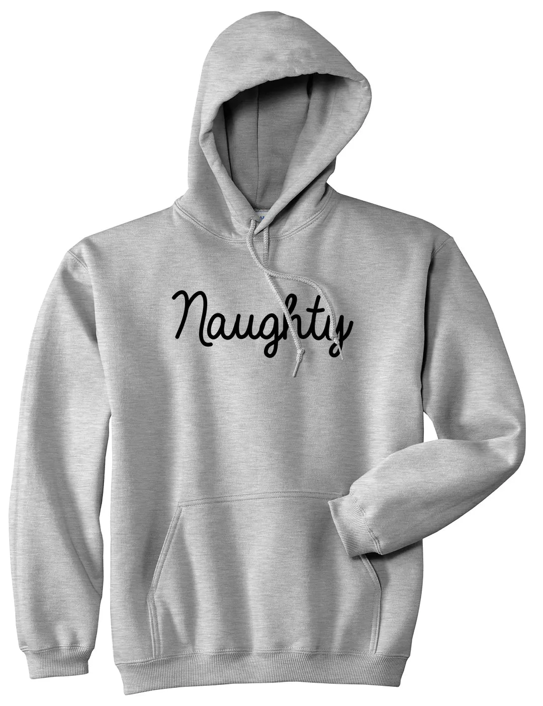 Naughty Script Bad Mens Pullover Hoodie