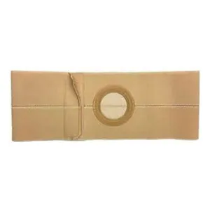 Nu-Form 5" Beige Support Belt 3-1/4" Center Blue Bias, Large, Regular Elastic