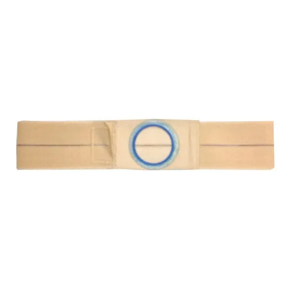 Nu-Hope Support Belt, Original Flat Panel, 2-1/8'' Center Stoma, 3'' Wide, Prolapse Strap, No Oval, Petite/Large (24'' to 27'' Waist), Beige