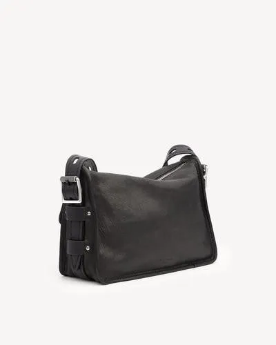 RAG & BONE - Small Bomber Messenger Black