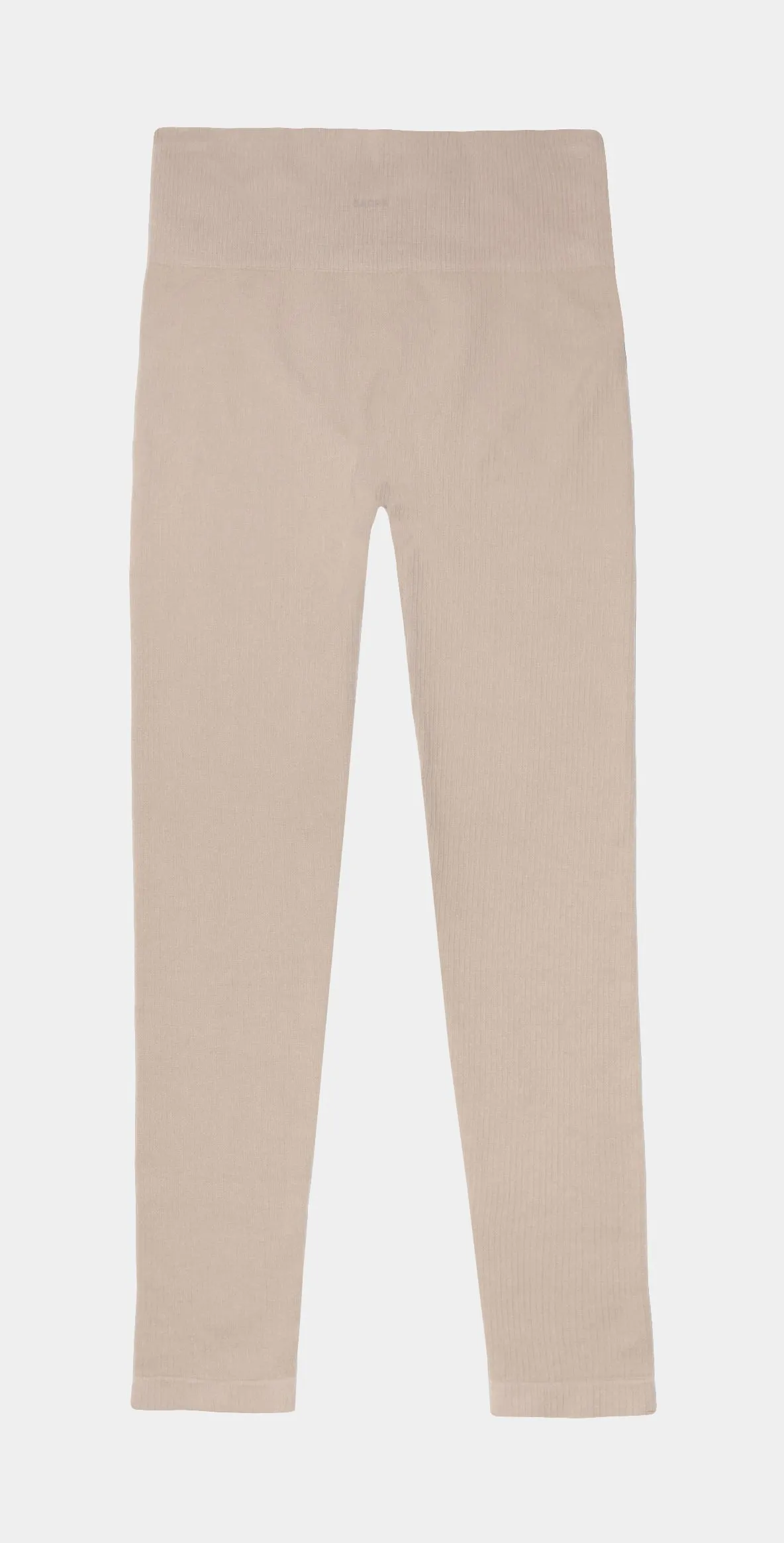 Raina Rib Knit Womens Pant (Tan/Beige)