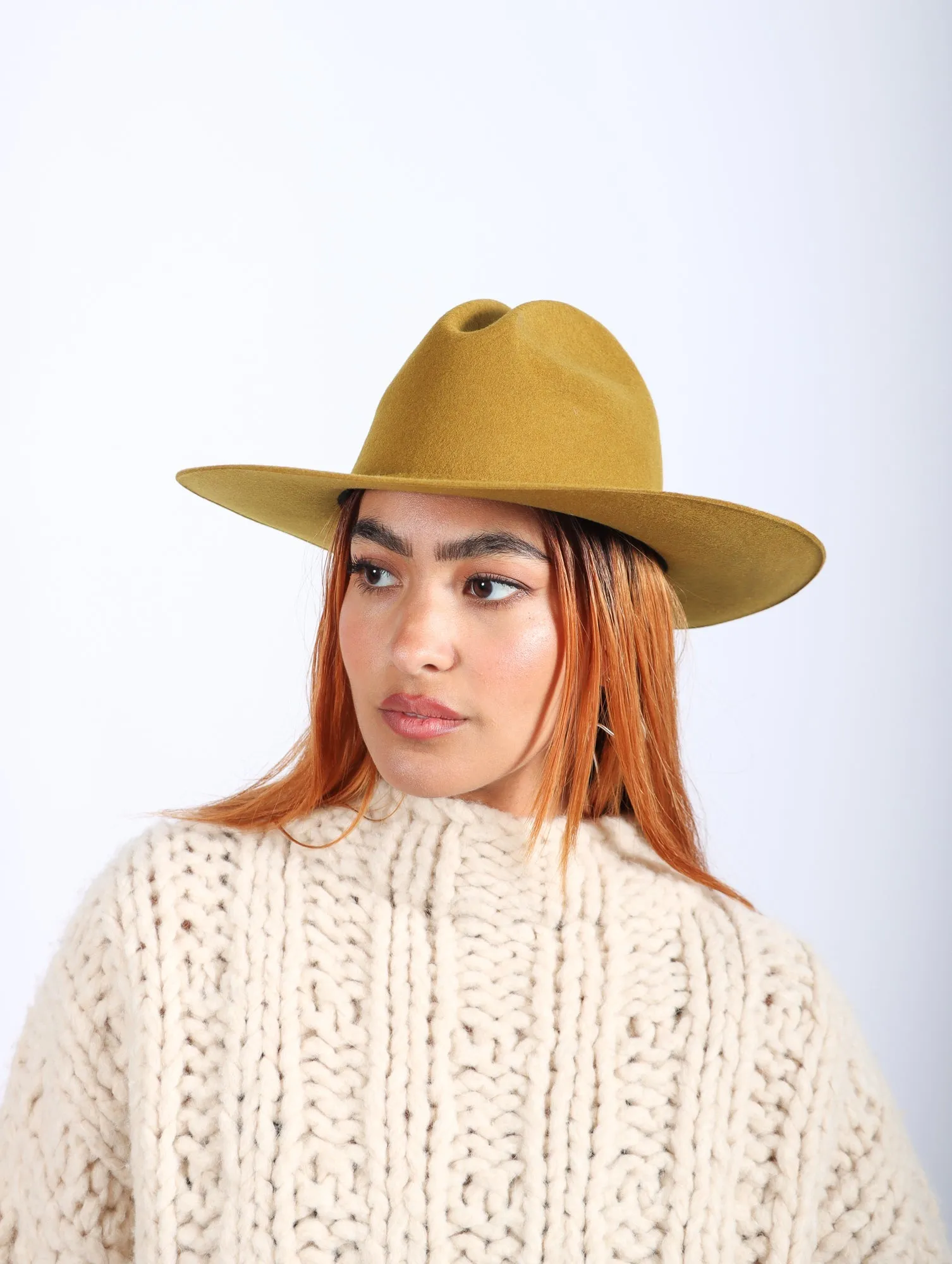 Ralph Wool Hat in Senape by Reinhard Plank