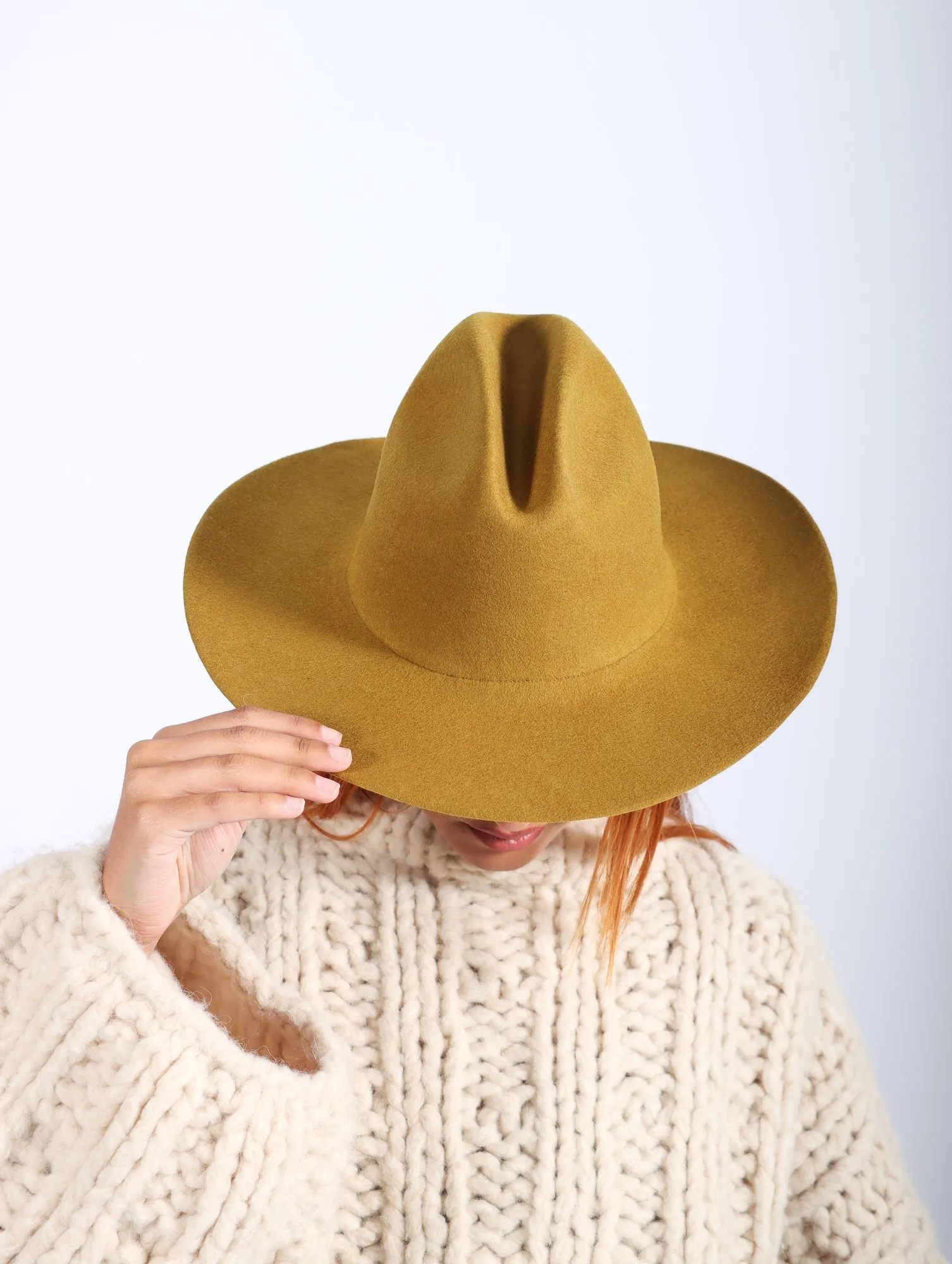 Ralph Wool Hat in Senape by Reinhard Plank