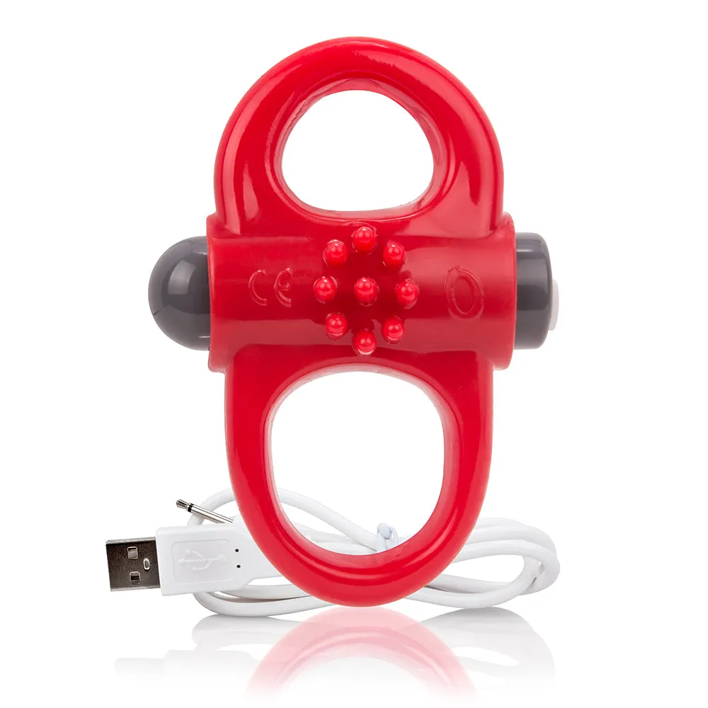 Screaming O Charged Yoga Vooom Mini Vibrator Red