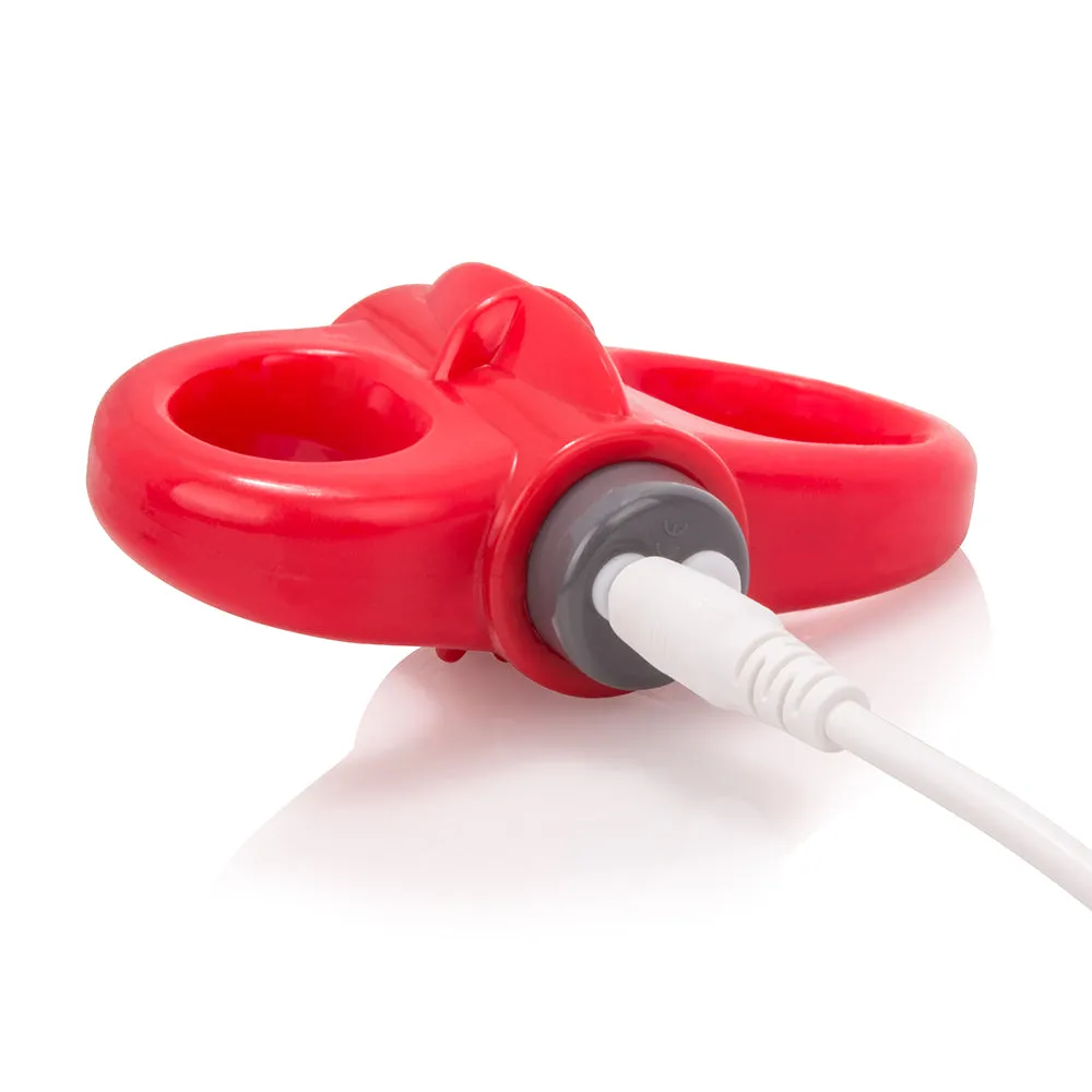 Screaming O Charged Yoga Vooom Mini Vibrator Red