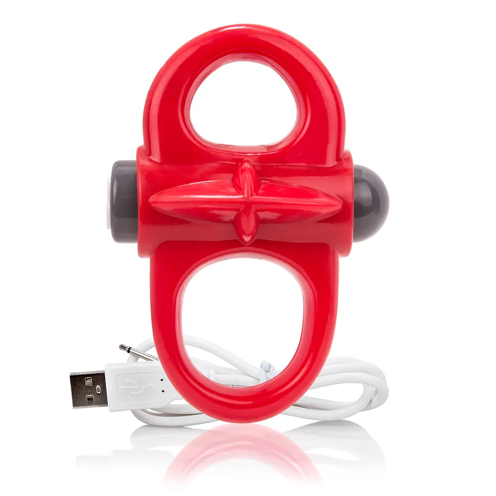 Screaming O Charged Yoga Vooom Mini Vibrator Red