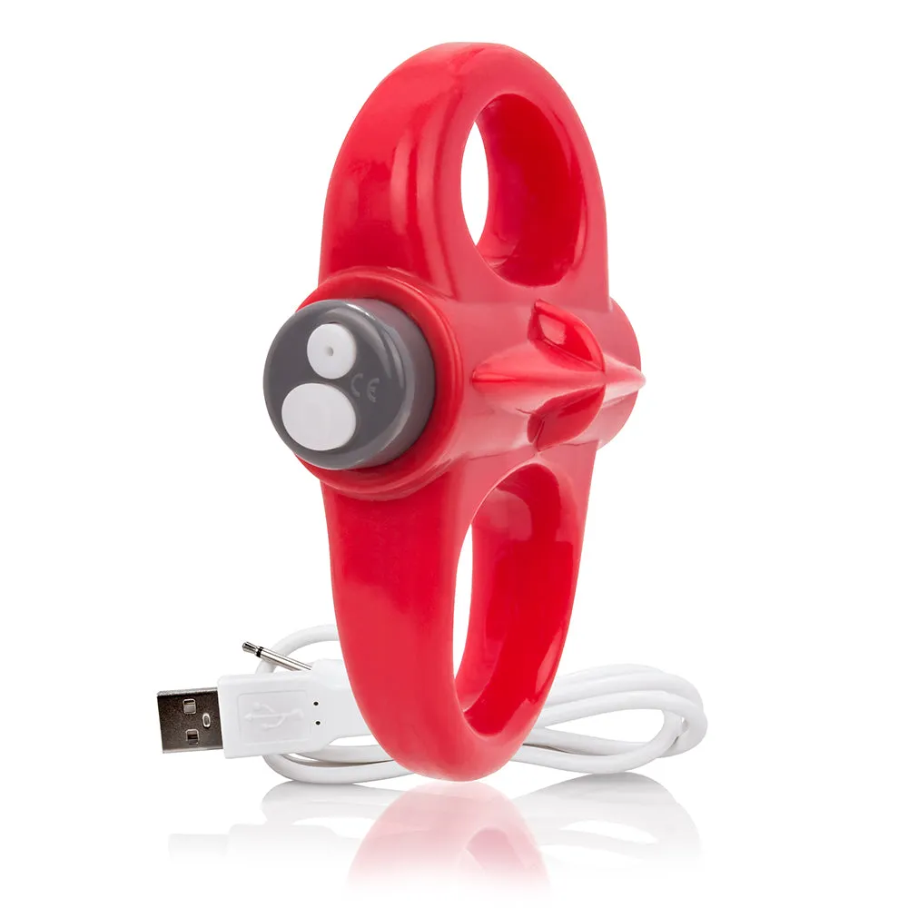 Screaming O Charged Yoga Vooom Mini Vibrator Red