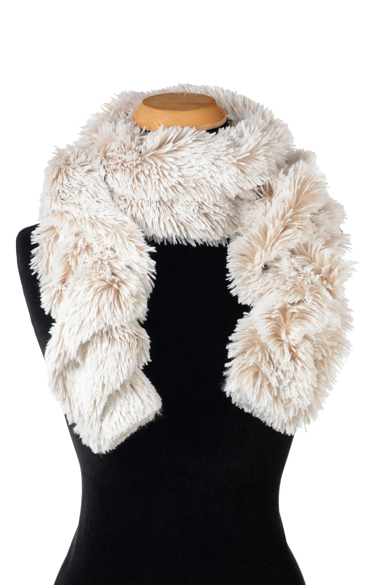 Scrunchy Scarf - Fox Faux Fur