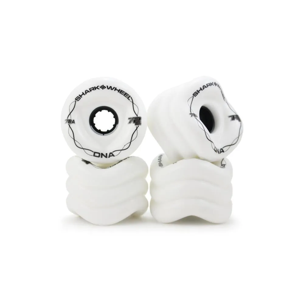 Shark Wheels Longboard - 72MM, 78A WHITE DNA