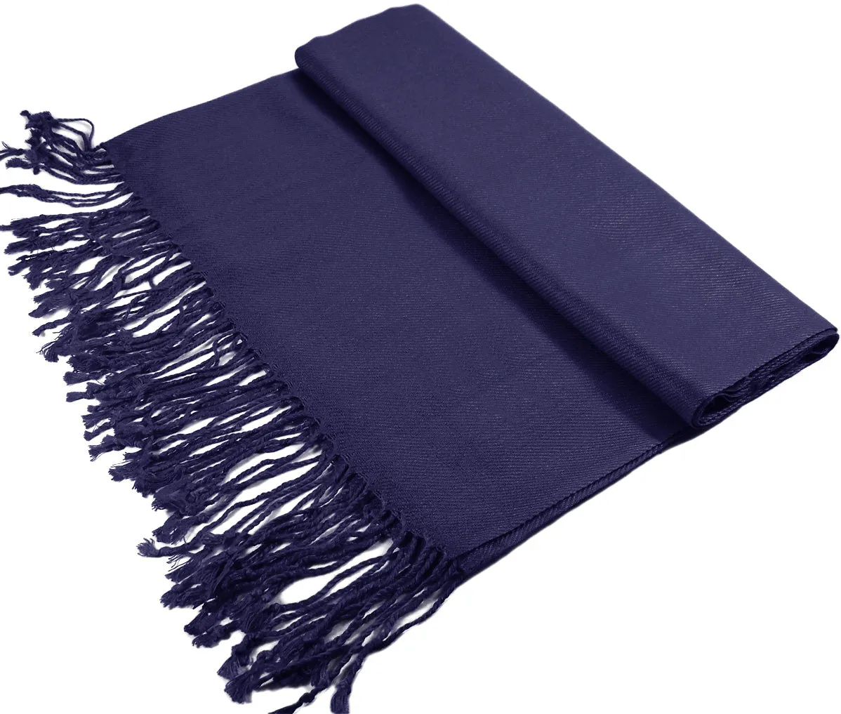 Solid Indigo Pashmina Scarves