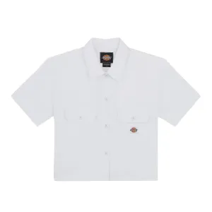 Ss24Dickies Work Shirt Cropped White