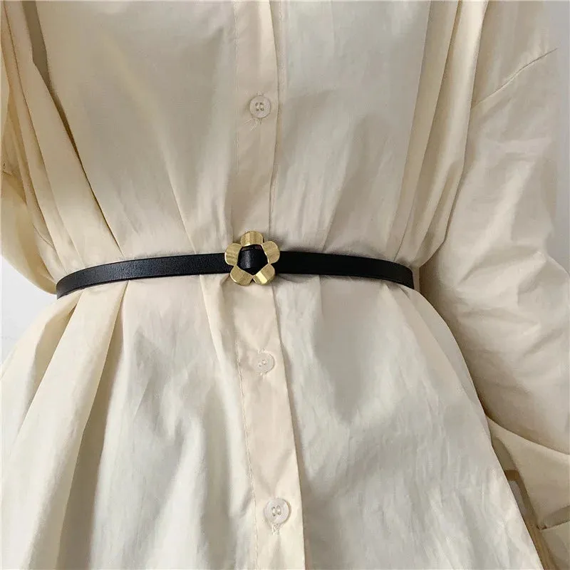 Stylish Thin Women's Belt - Versatile, Soft, and Perfect