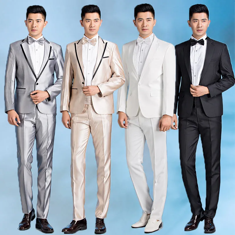 Suit Men Suit Groom Wedding Best Man Dress Slim Fit