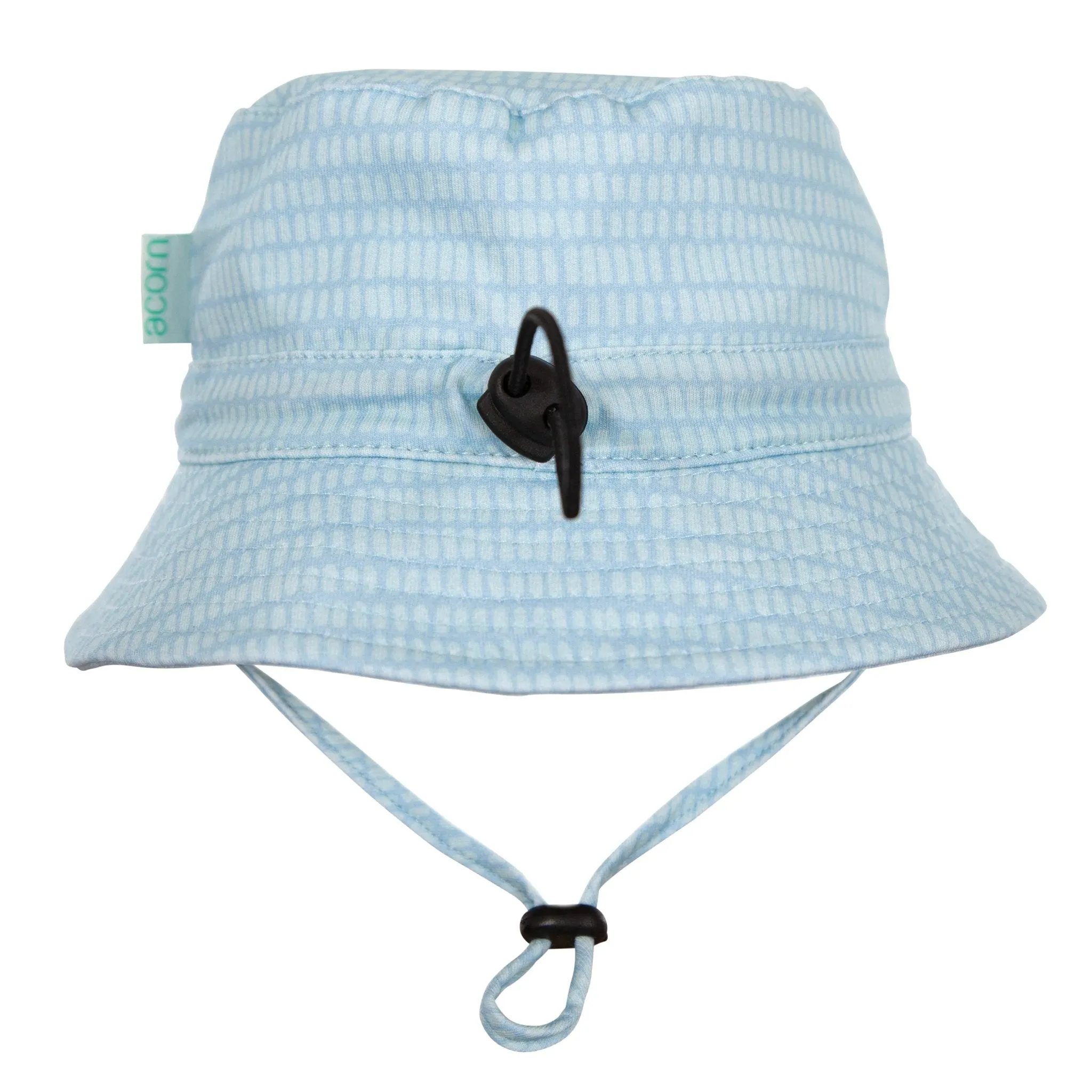 Teal Dashes Stretch Cotton Bucket Hat