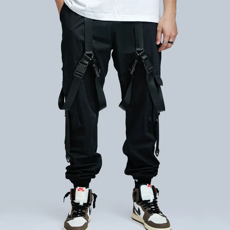 Techwear Buckle Cargo Pants