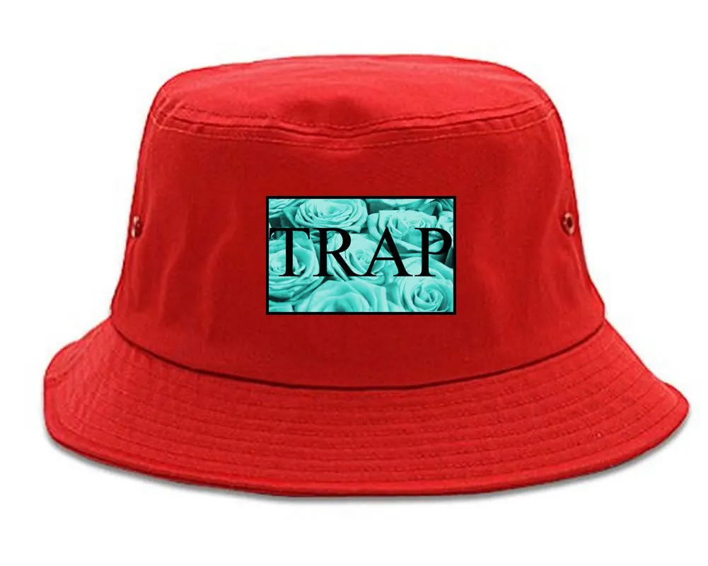 Trap Floral Pattern Bucket Hat