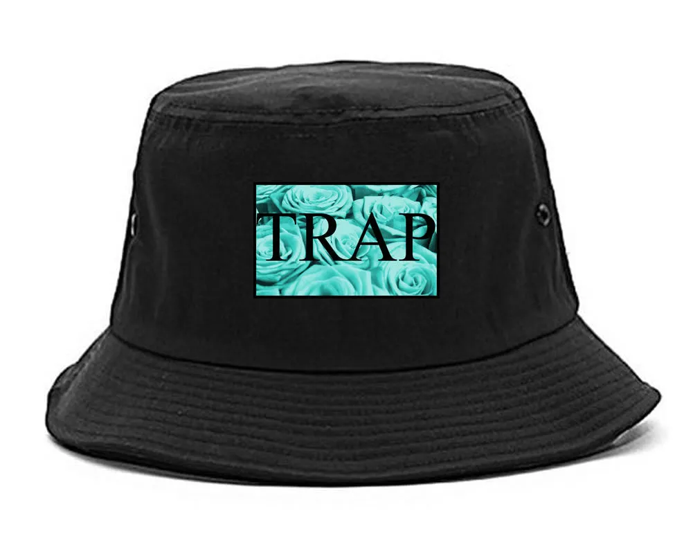 Trap Floral Pattern Bucket Hat