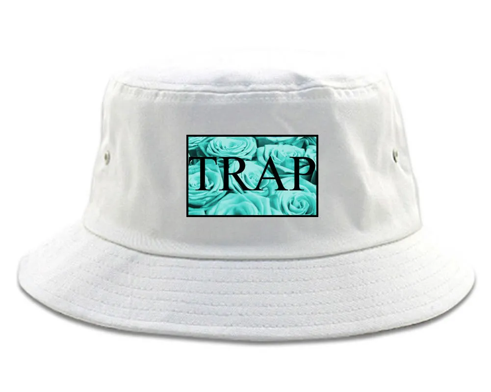 Trap Floral Pattern Bucket Hat