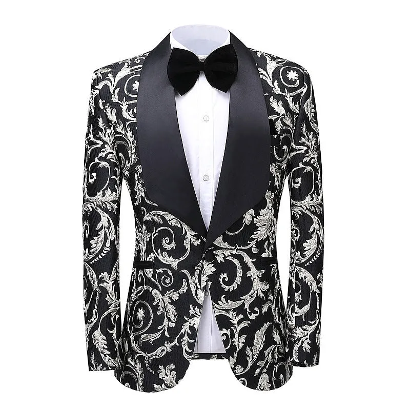 Two-piece suit men's suit