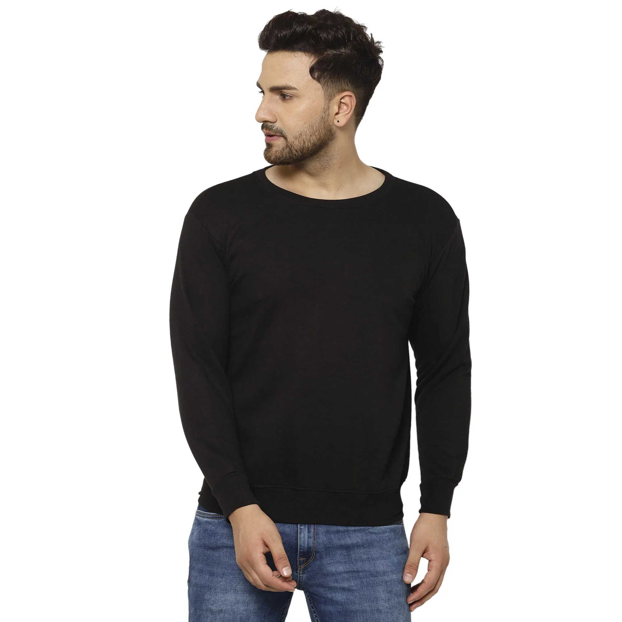 Vimal Jonney Fleece Round Neck Sweatshirt for Men