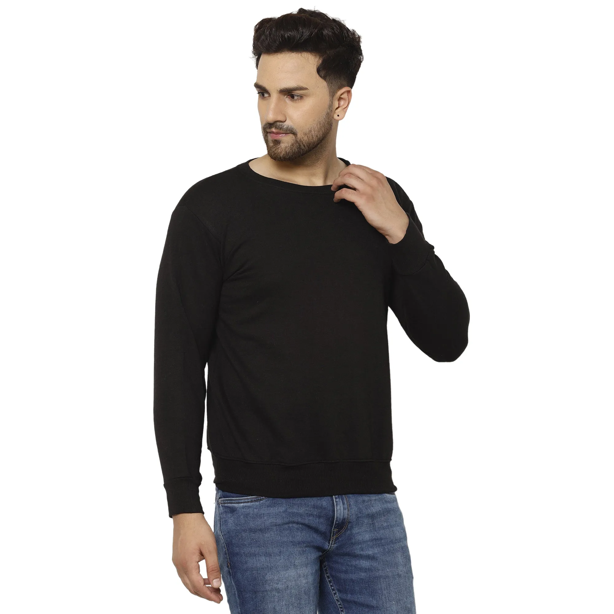 Vimal Jonney Fleece Round Neck Sweatshirt for Men