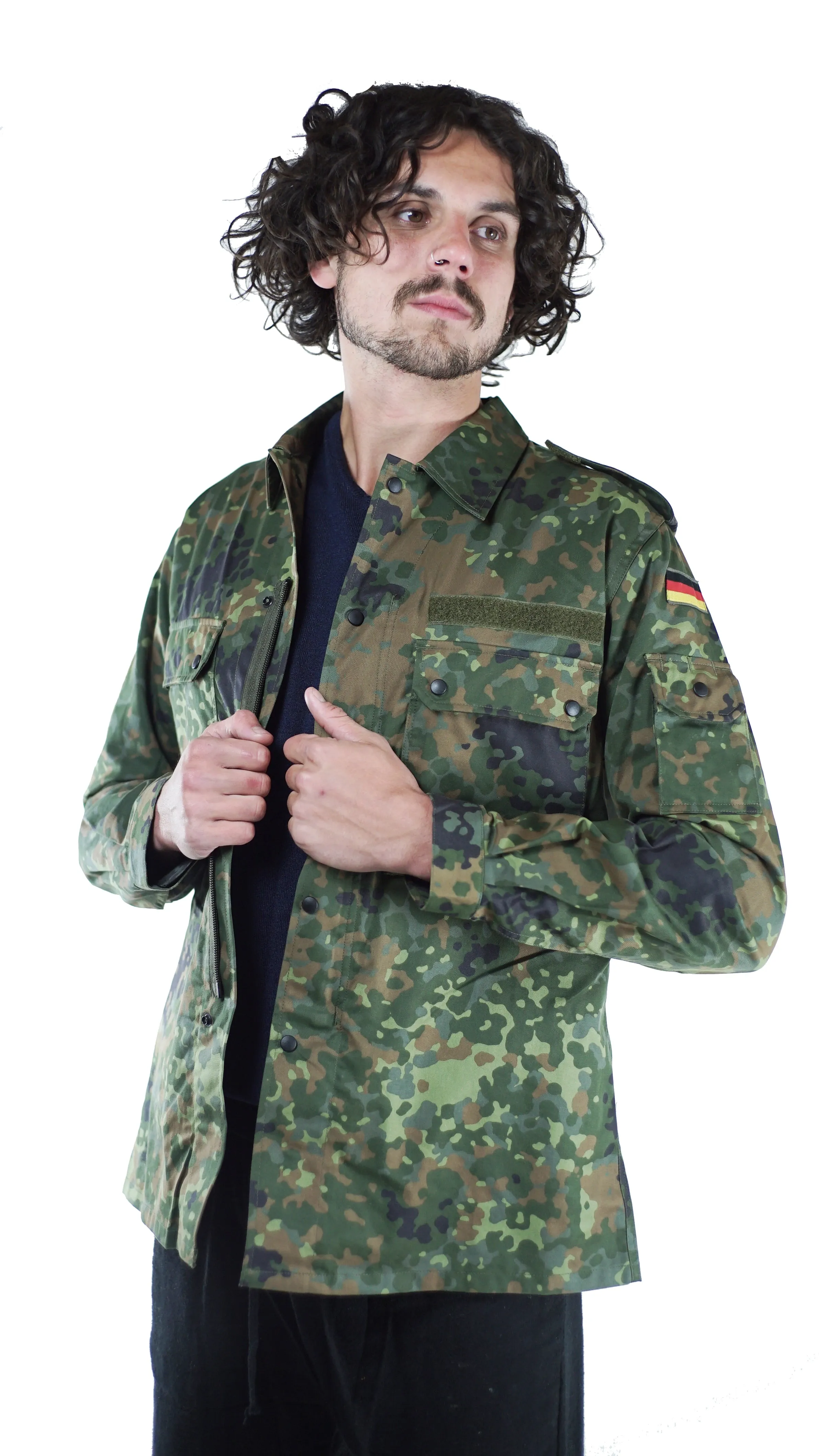 Vintage German Flecktarn Camo Shirts