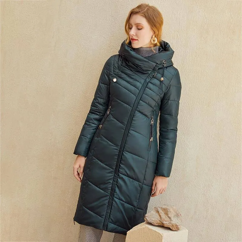 Warm Women Jackets With Elegant Parkas Jacket