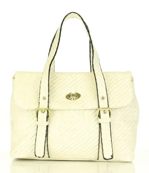 Weave Texture Looker Satchel Bag