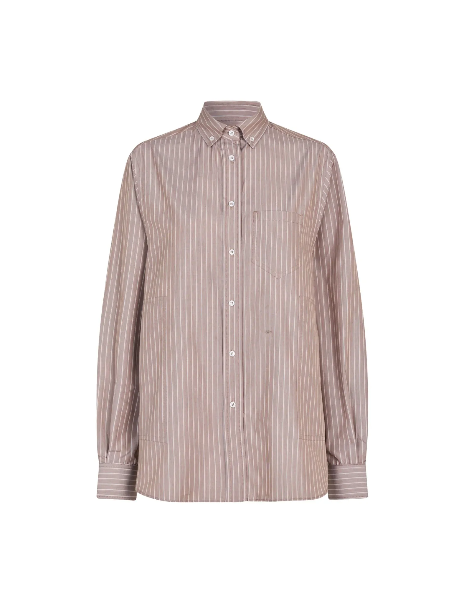 William Shirt — Brown Shadow Stripe