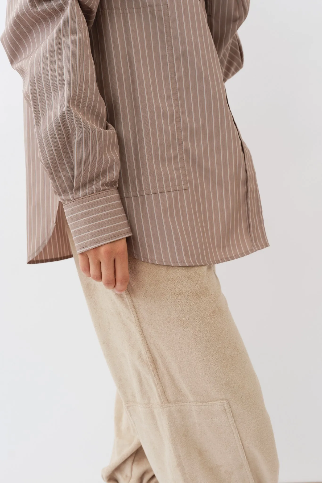 William Shirt — Brown Shadow Stripe